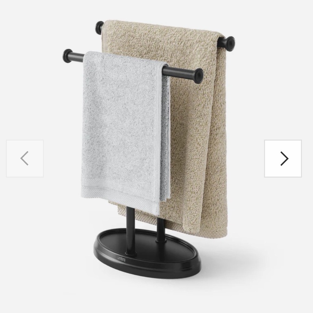 New in box PALM TREE TOWEL RACK